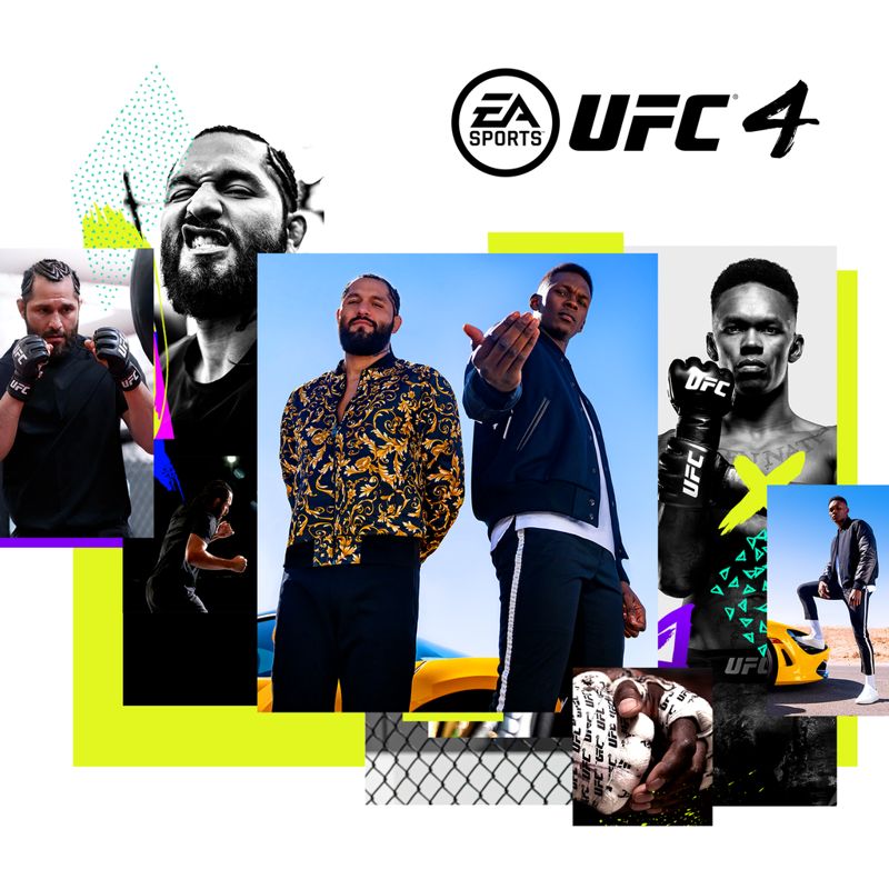 UFC 4 box art for Playstation 4